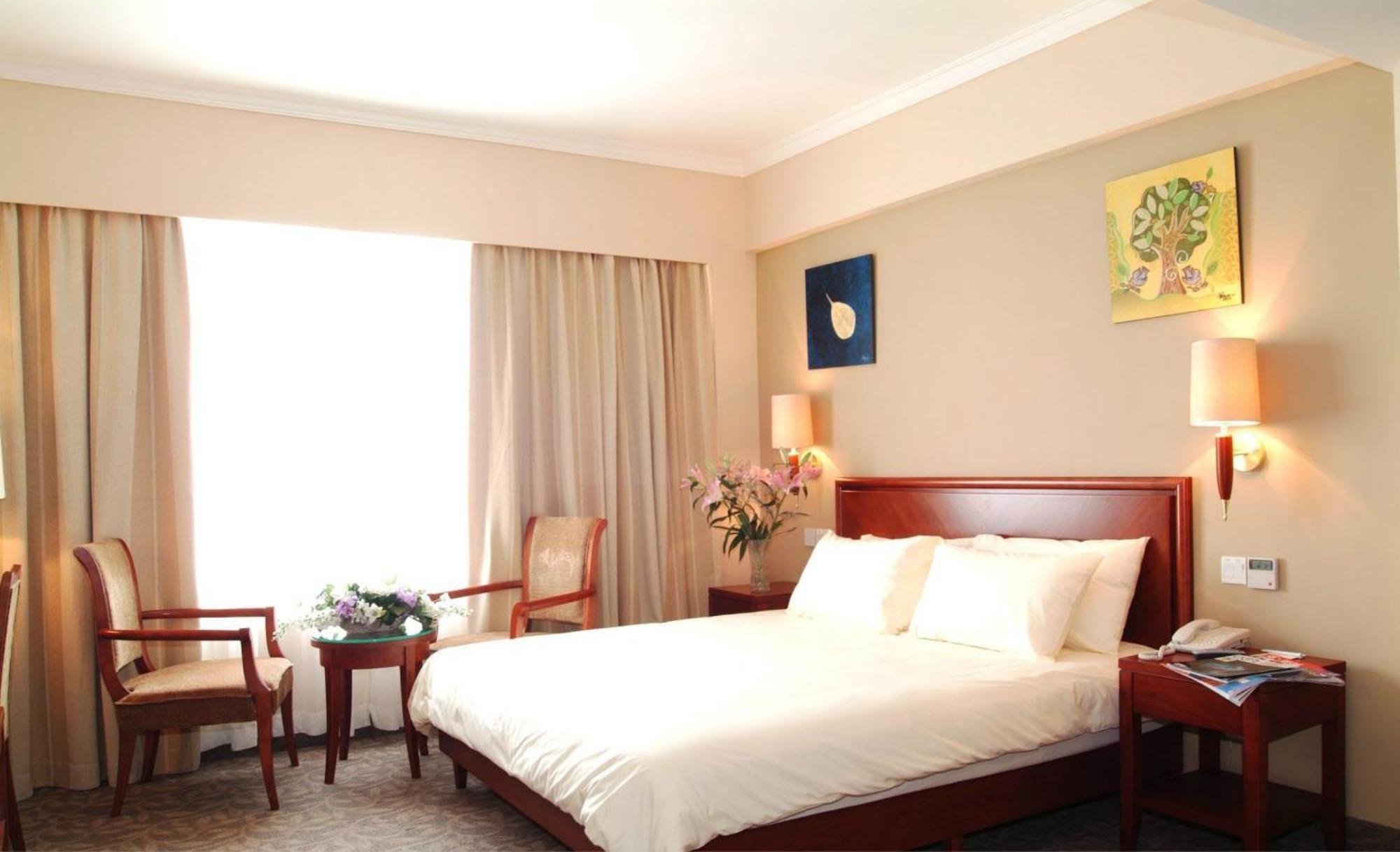 Greentree Inn Shanghai Dongming Road Subway Station Express Hotel Kültér fotó